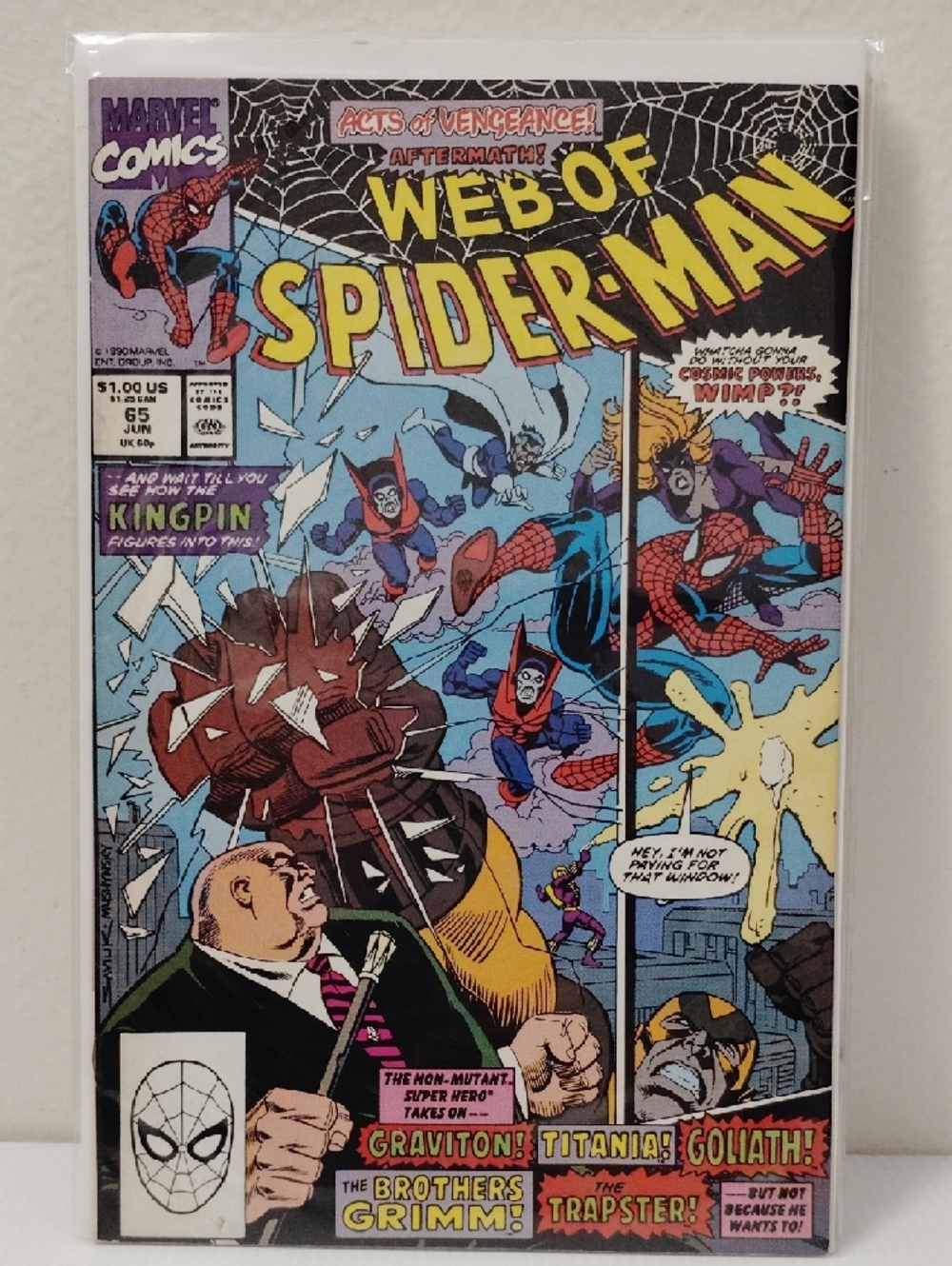 8 Marvel Web of Spider-Man Comic Set -issues 17,55,57,60,65,74,79,81 - Picture 6 of 9